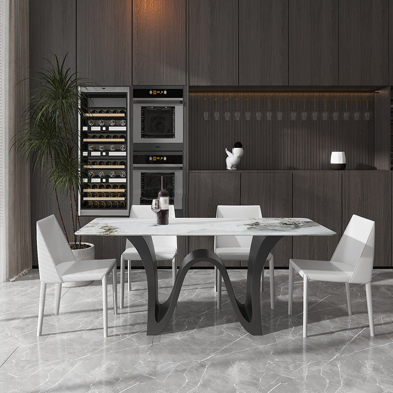 Modern Style Dining Table Sintered Stone Table for Dining Room
