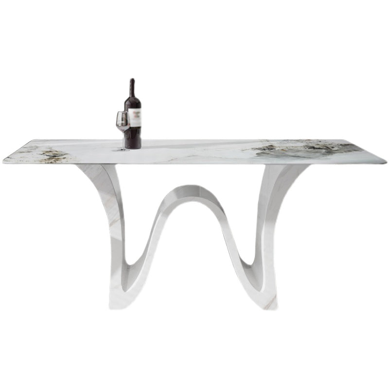Modern Style Dining Table Sintered Stone Table for Dining Room