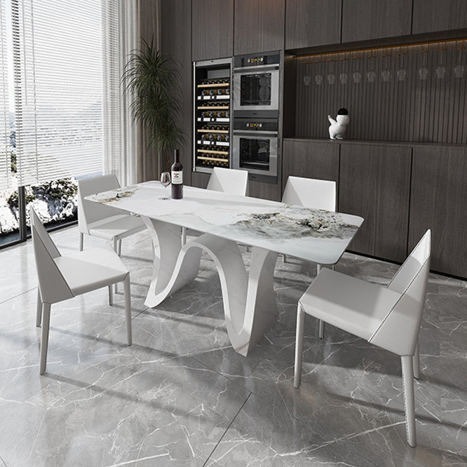 Modern Style Dining Table Sintered Stone Table for Dining Room