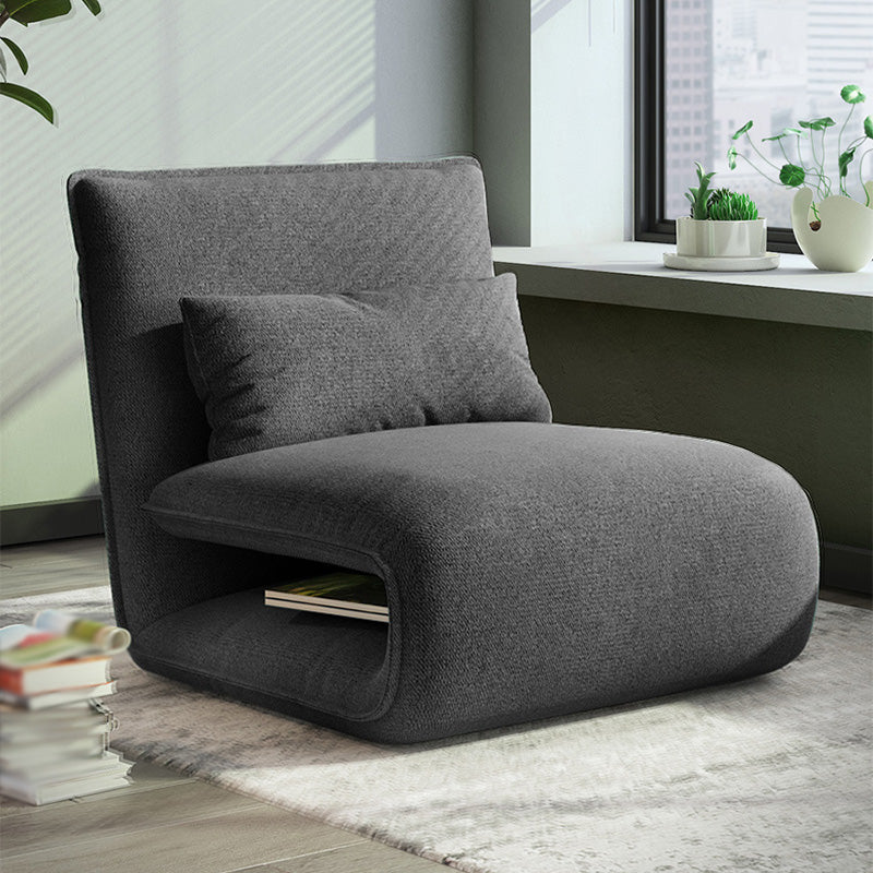 Linen Convertible Chair 25.6"L x 25.6"W Chair for Living Room and Bedroom