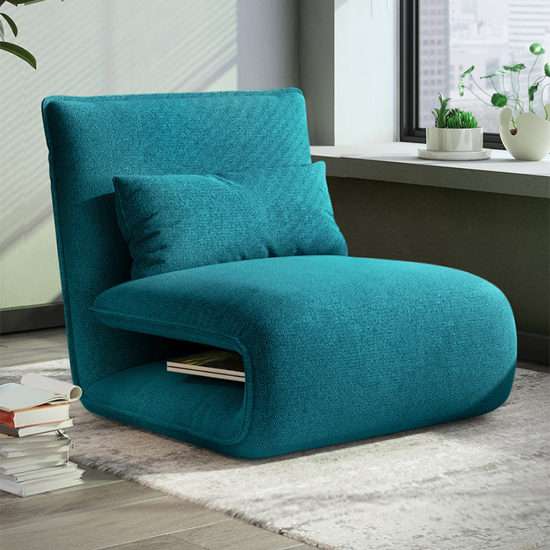 Linen Convertible Chair 25.6"L x 25.6"W Chair for Living Room and Bedroom