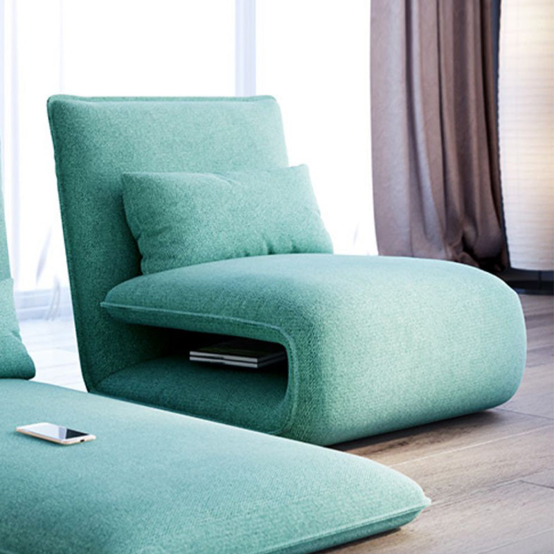 Linen Convertible Chair 25.6"L x 25.6"W Chair for Living Room and Bedroom