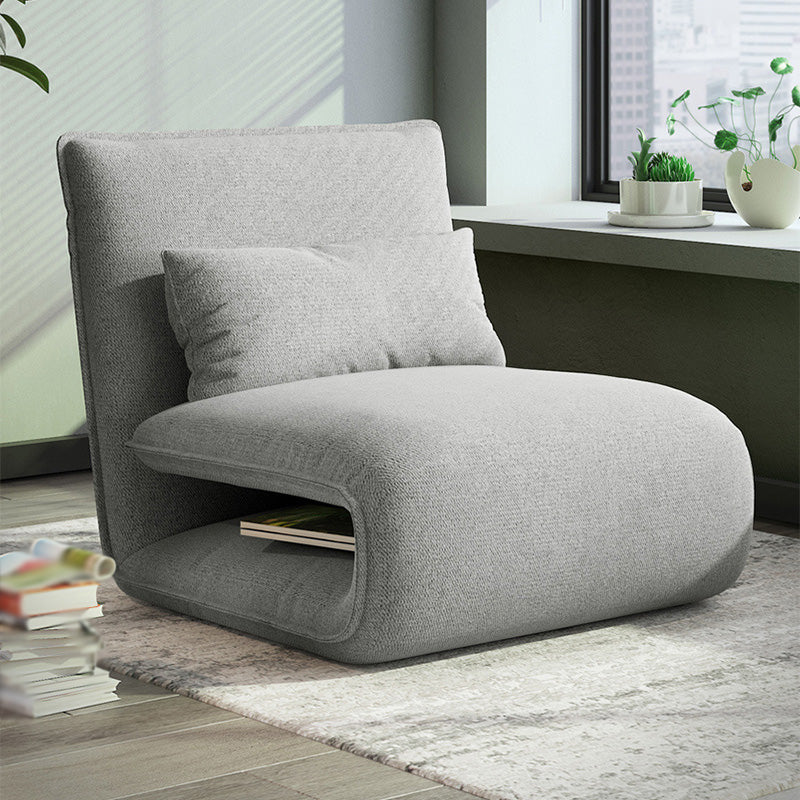 Linen Convertible Chair 25.6"L x 25.6"W Chair for Living Room and Bedroom