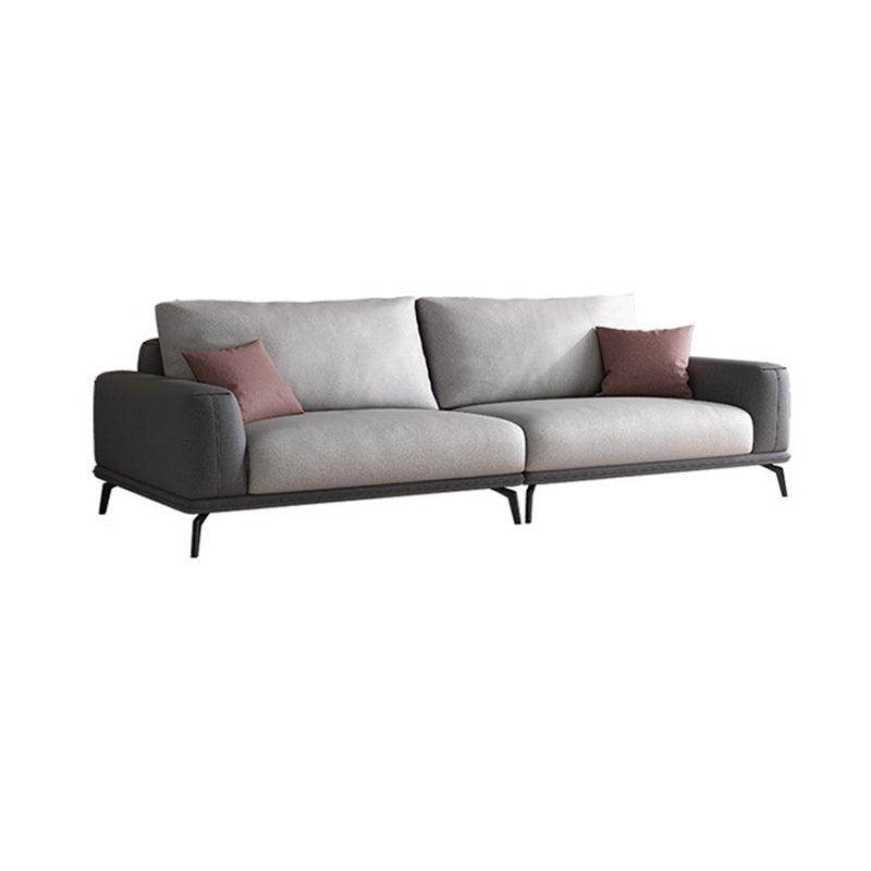 Faux Leather Sectionals/Sofa with Square Arm for Living Room