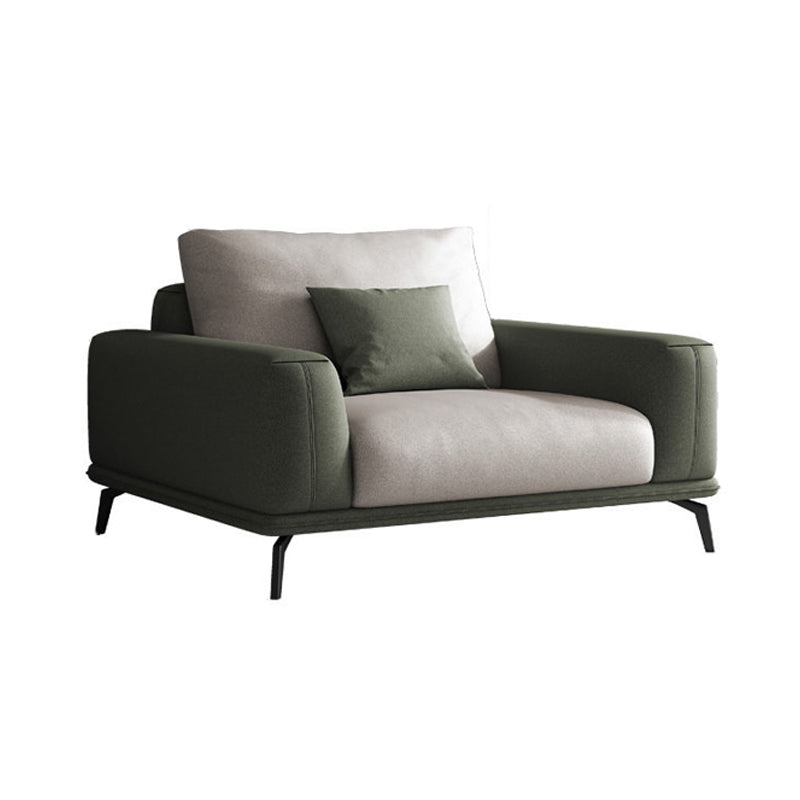 Faux Leather Sectionals/Sofa with Square Arm for Living Room