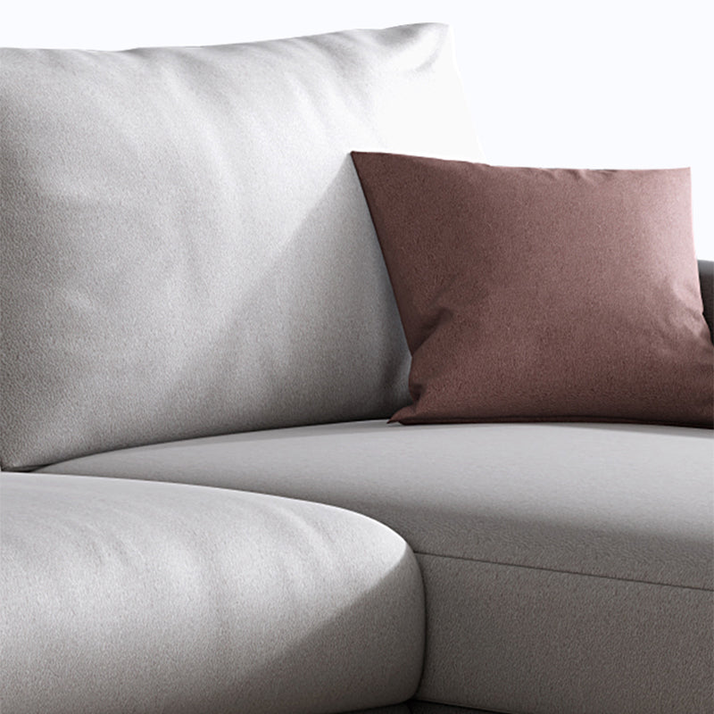 Faux Leather Sectionals/Sofa with Square Arm for Living Room