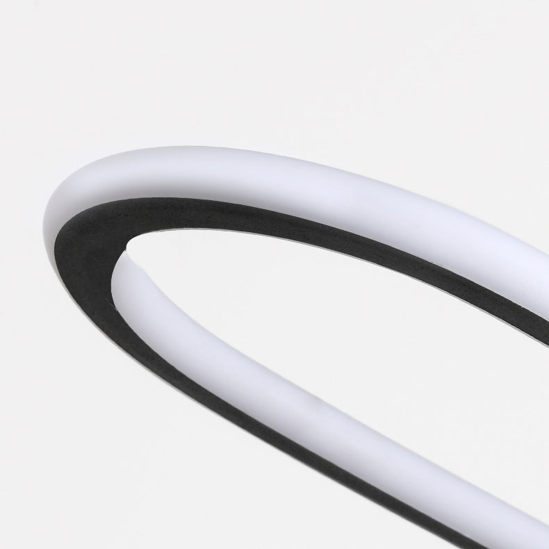 Nordic Minimalist Island Light Modern LED Pendant Lamp with Silica Gel Shade