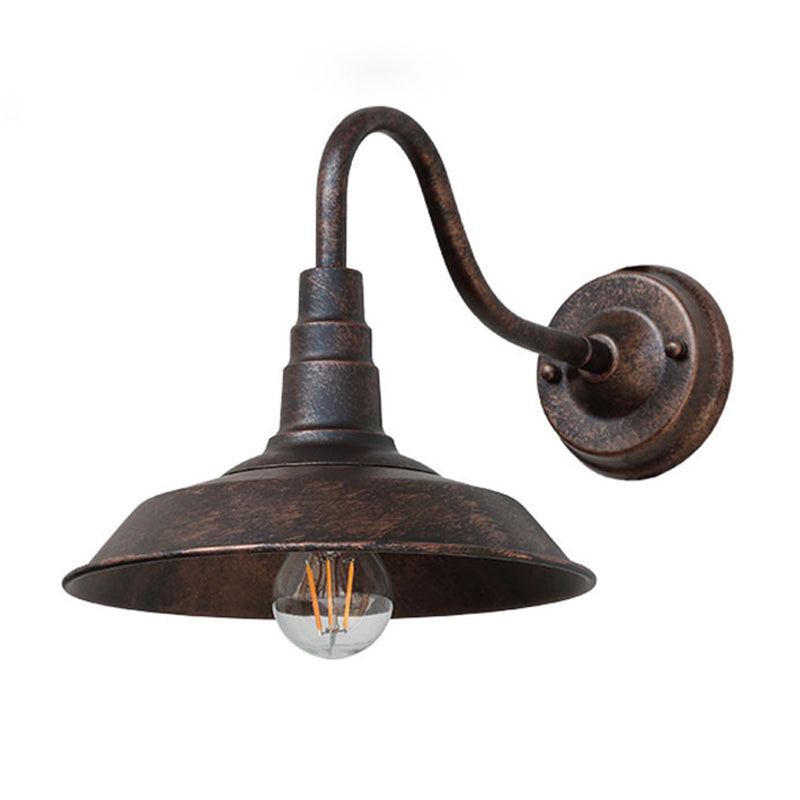 Metal Barn Wall Sconce Lighting Industrial Style 1 Light Wall Lamps