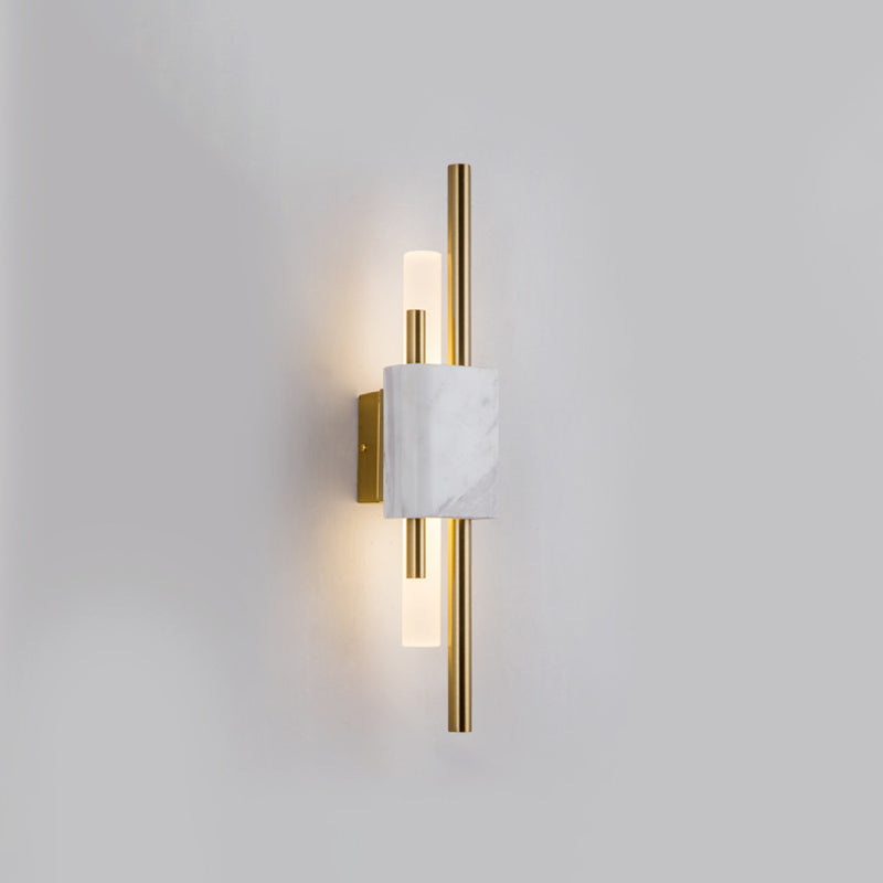 Metal Cylinder Wall Sconce Lighting Modern Style 1 Light Wall Lighting Fixtures