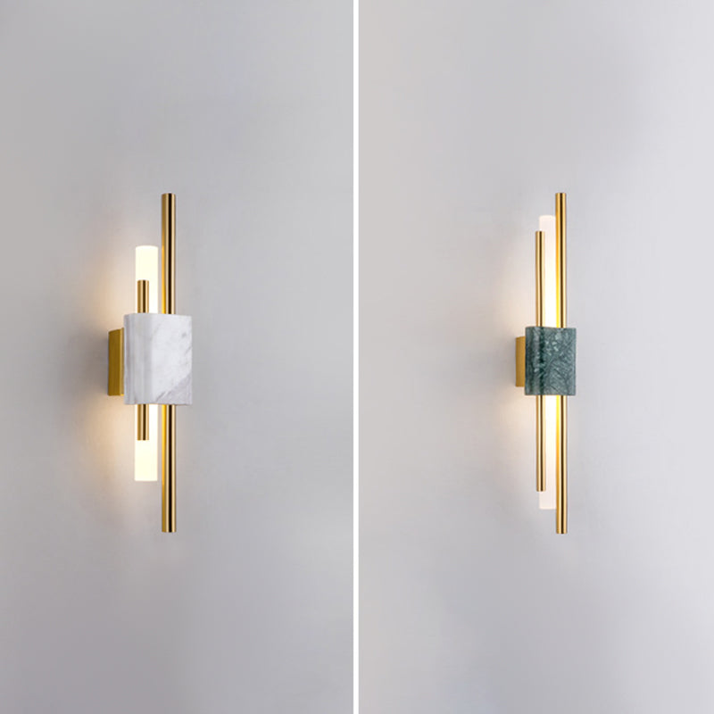 Metal Cylinder Wall Sconce Lighting Modern Style 1 Light Wall Lighting Fixtures