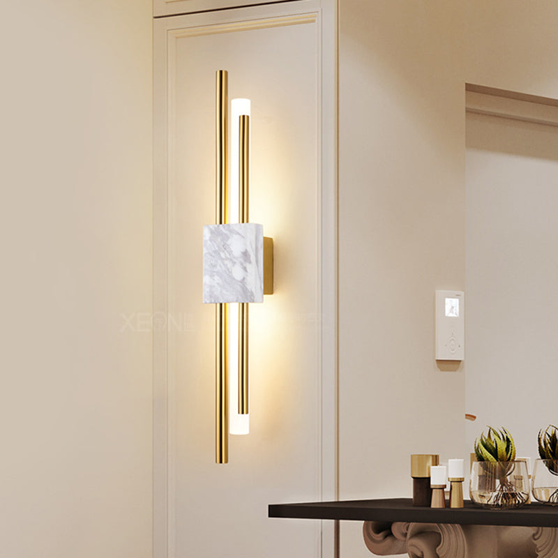 Metal Cylinder Wall Sconce Lighting Modern Style 1 Light Wall Lighting Fixtures