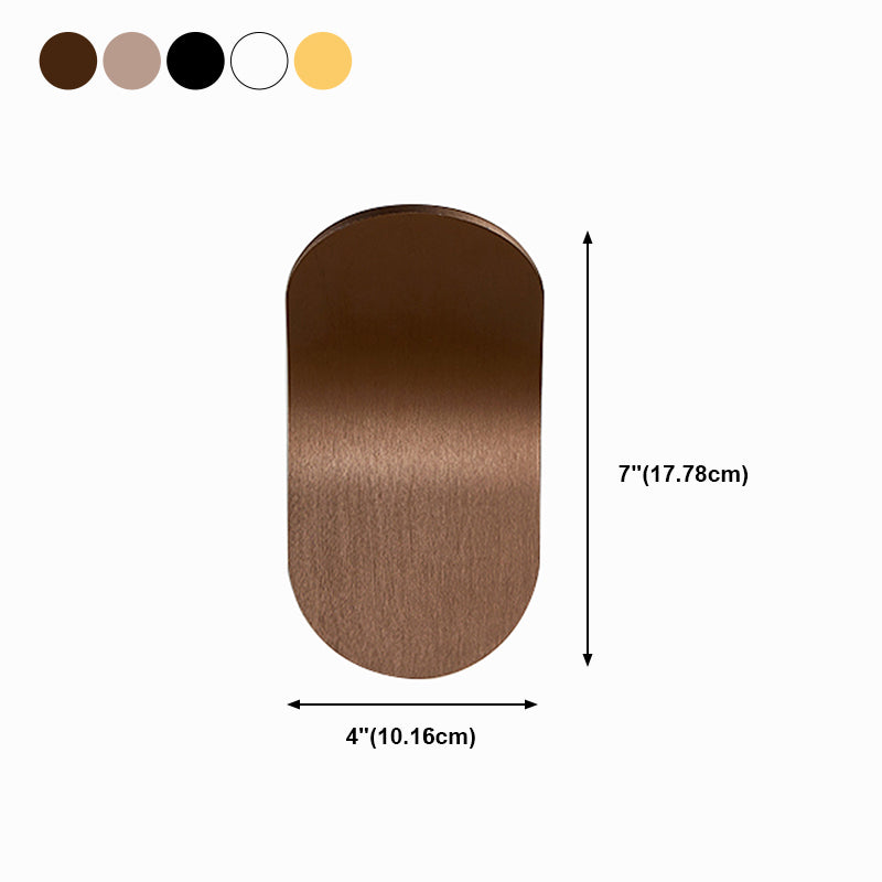 Metal Oval Shade Wall Sconce Modern Style 1-Light Wall Mounted Light