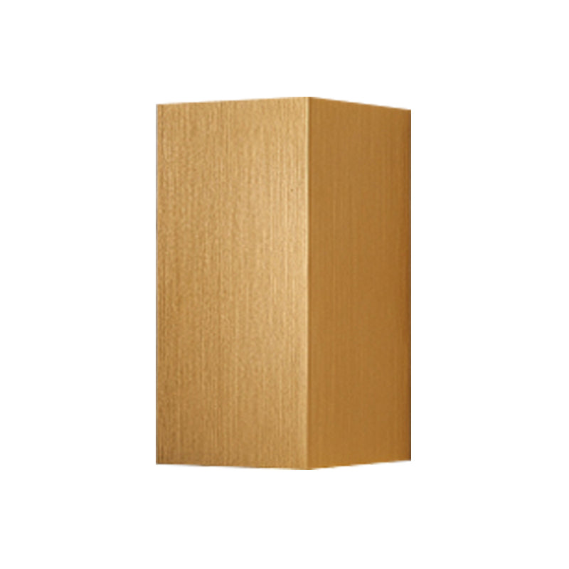 Square Shade Metal Wall Sconce Modern Style 2-Lights Wall Mount Light