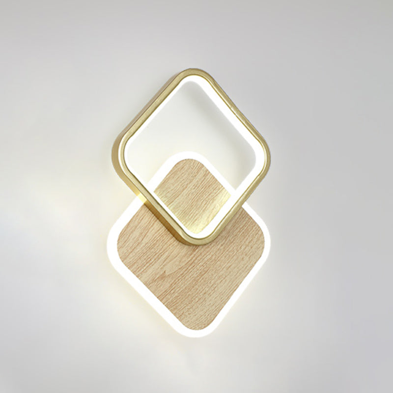 Geometric Wall Lighting Modern Style Wood Wall Lighting Ideas