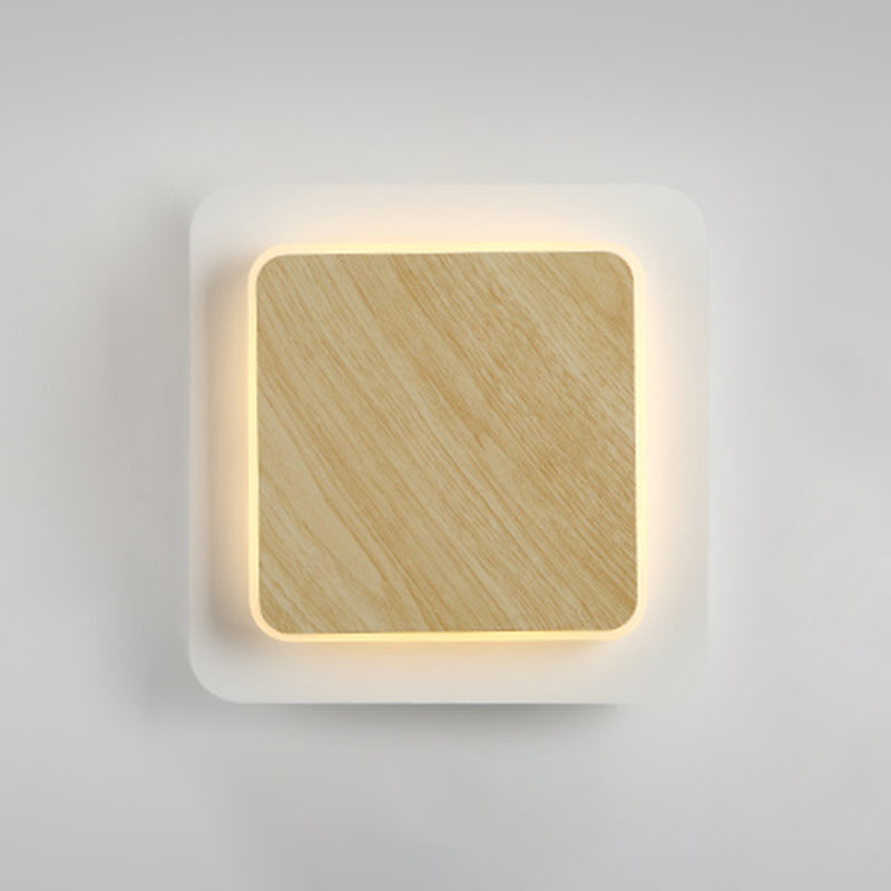 Geometric Wall Lighting Modern Style Wood Wall Lighting Ideas