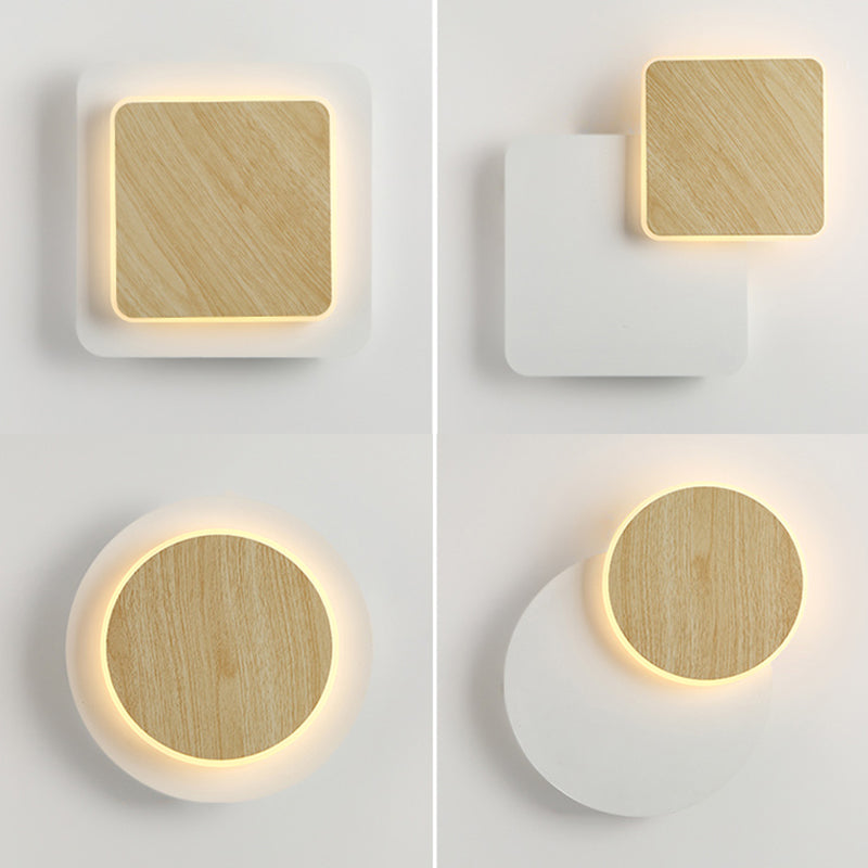 Geometric Wall Lighting Modern Style Wood Wall Lighting Ideas