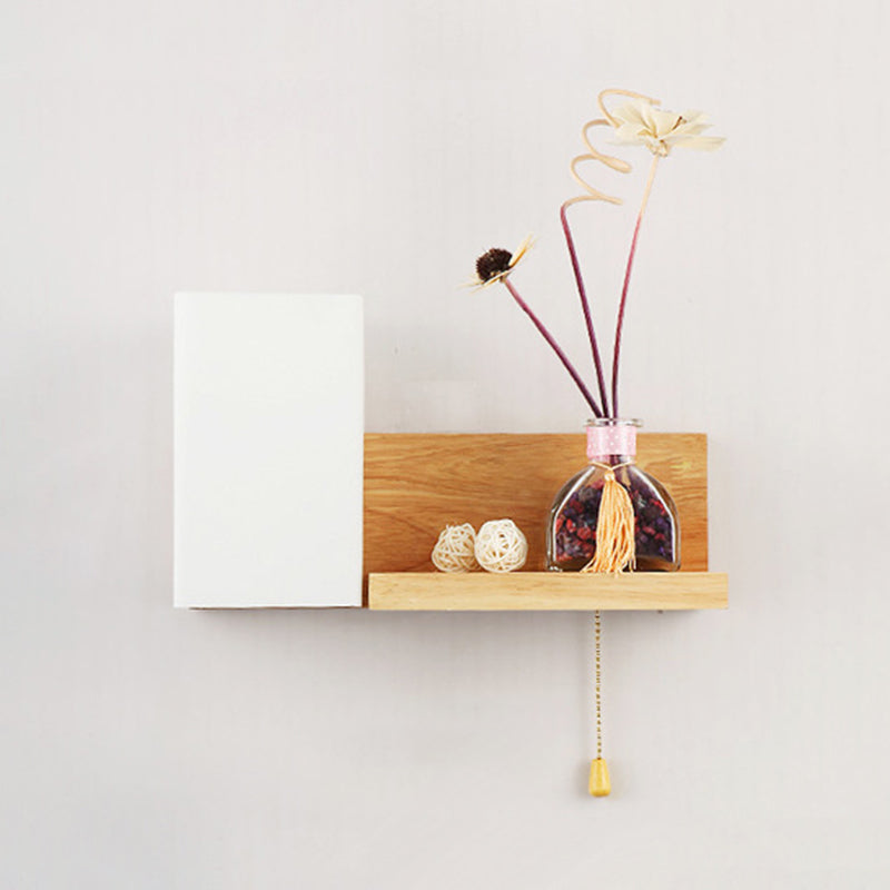 Modern Style Wooden Wall Light Fixture Creative Wall Light Sconce for Child's Room