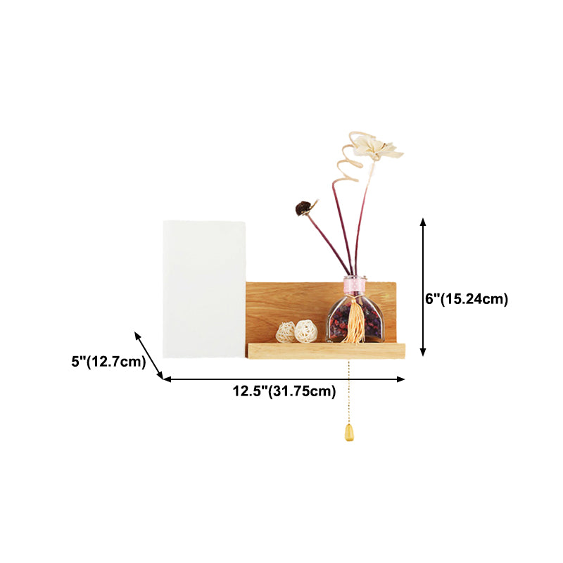 Modern Style Wooden Wall Light Fixture Creative Wall Light Sconce for Child's Room