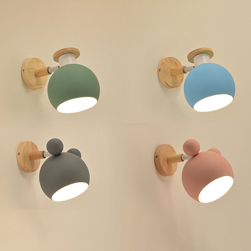 Modern Style Colorful Wall Light Fixture Creative Wall Light Sconce for Bedroom