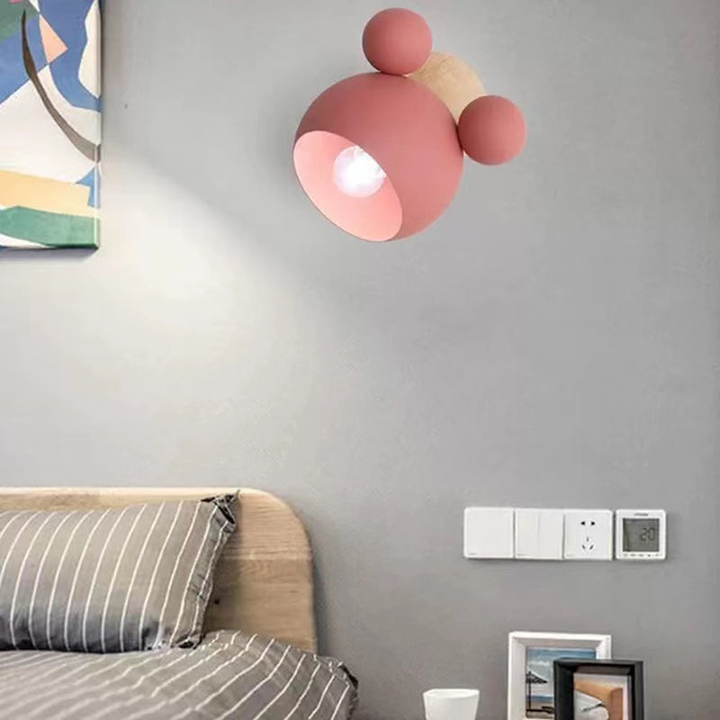 Modern Style Colorful Wall Light Fixture Creative Wall Light Sconce for Bedroom