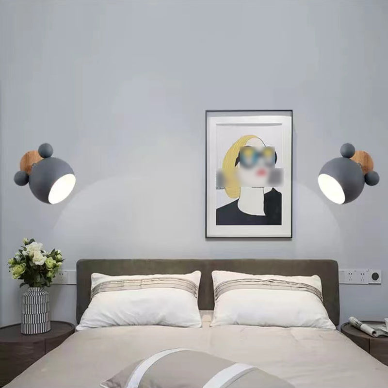 Modern Style Colorful Wall Light Fixture Creative Wall Light Sconce for Bedroom