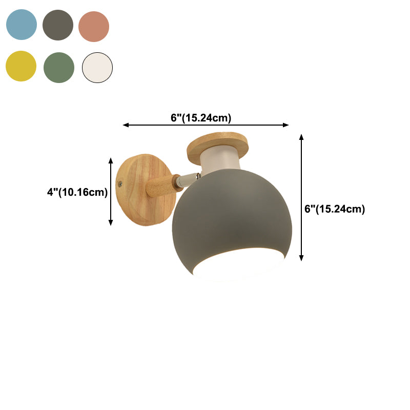 Modern Style Colorful Wall Light Fixture Creative Wall Light Sconce for Bedroom