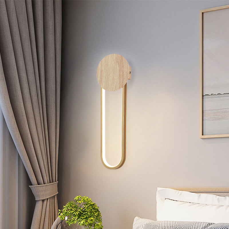 Metal Geometric Shape Wall Lighting Modern Style 1 Light Wall Mounted Light Fixture
