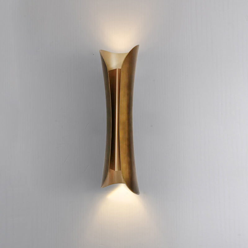 Metal Geometric Shape Wall Lighting Modern Style 2 Lights Wall Mounted Light Fixture