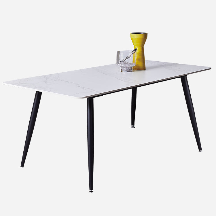 Modern Style Sintered Stone Dining Round Table Set 1/4/5 Pieces Dining Set