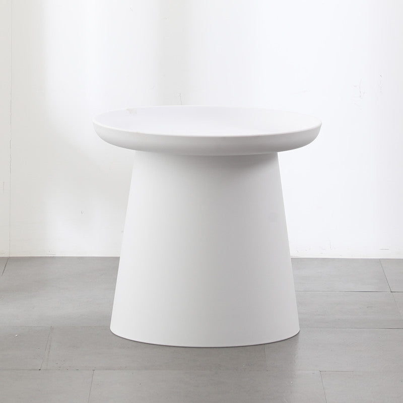 Modern Round Coffee Table Pedestal Cocktail Table for Living Room