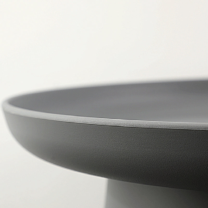 Modern Round Coffee Table Pedestal Cocktail Table for Living Room