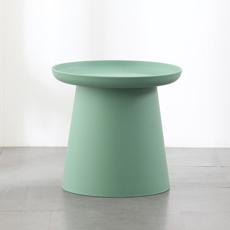 Modern Round Coffee Table Pedestal Cocktail Table for Living Room