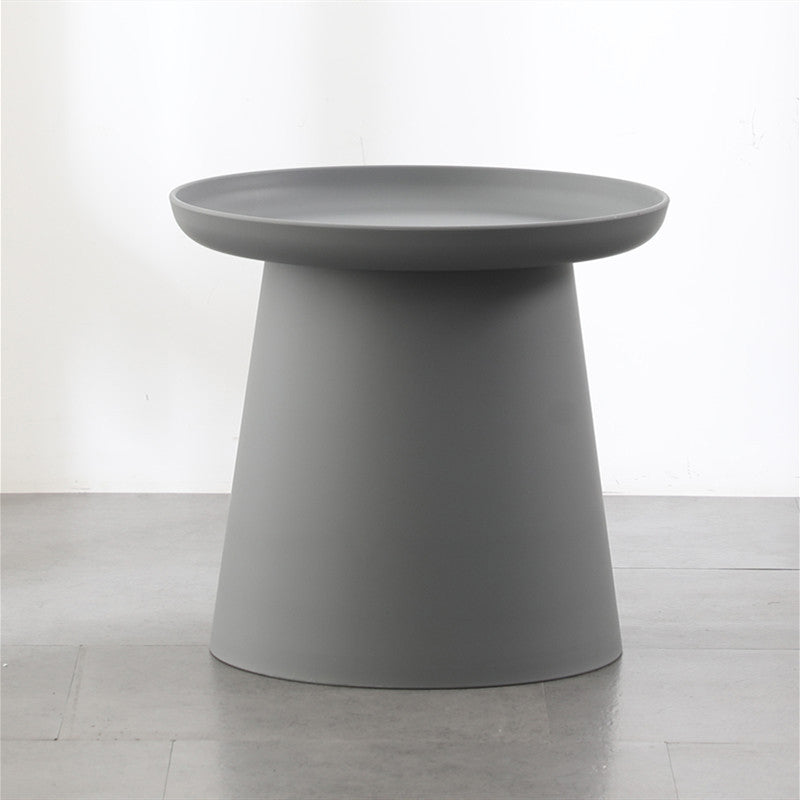 Modern Round Coffee Table Pedestal Cocktail Table for Living Room