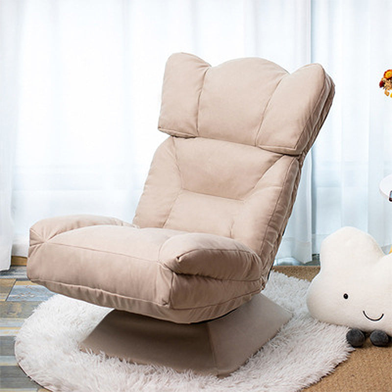 Modern 20"W Armless Chair Cotton Blend Upholstered Accent Chair