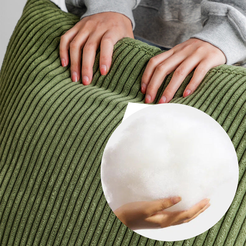 25.19" W x 32.28" D Lounge Accent Chair with Sled Base Pillow Back Armchair