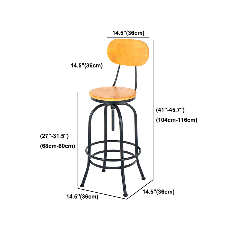 1/2/3 Pieces Industrial Solid Wood Bar Table Set Round Bistro Set