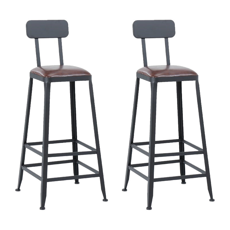 Industrial 1/2/3/5 Pieces Square Bar Table Set Solid Wood Bistro Set