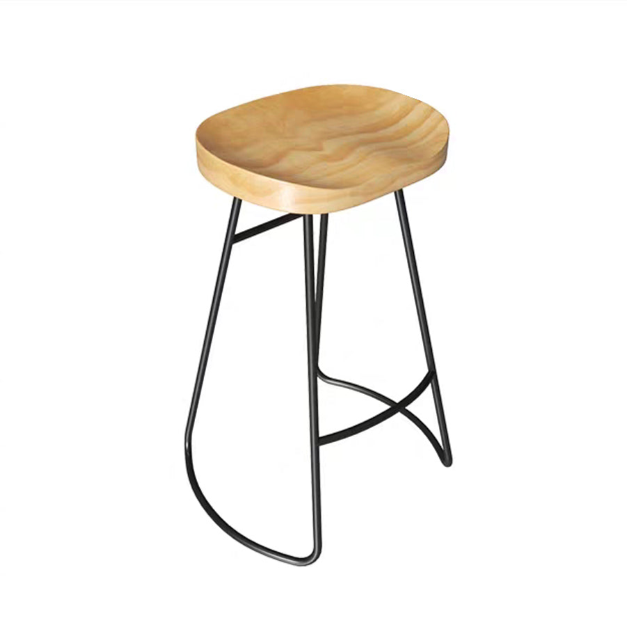 1/3/9 Pieces Industrial Rectangle Pub Table Set Wooden Counter Table with Backless Stools
