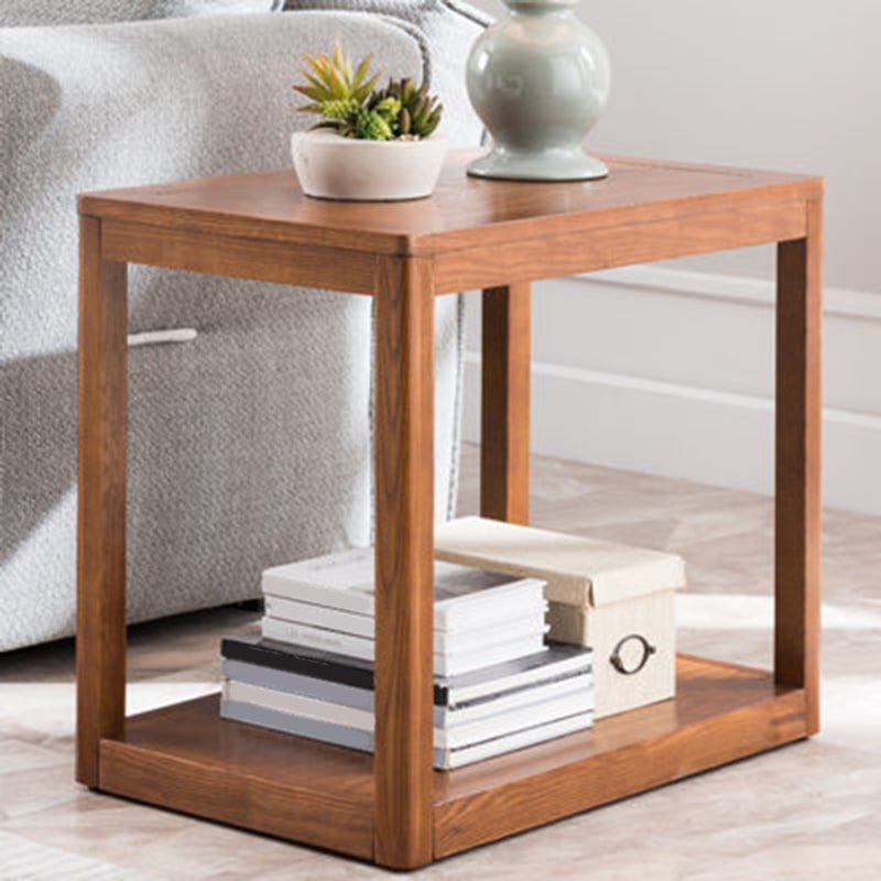 Modern Style Cocktail Table Solid Wood/artificial Wood Rectangular Coffee Table