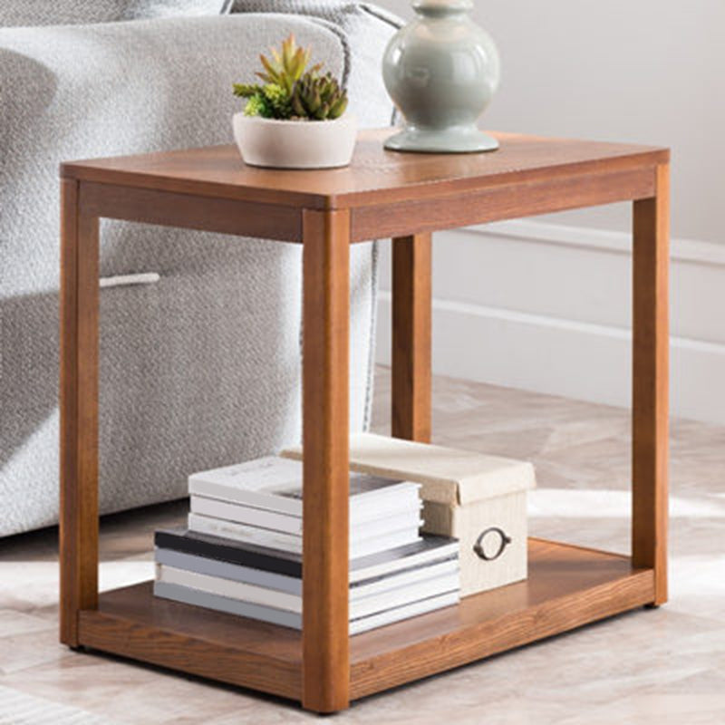 Modern Style Cocktail Table Solid Wood/artificial Wood Rectangular Coffee Table