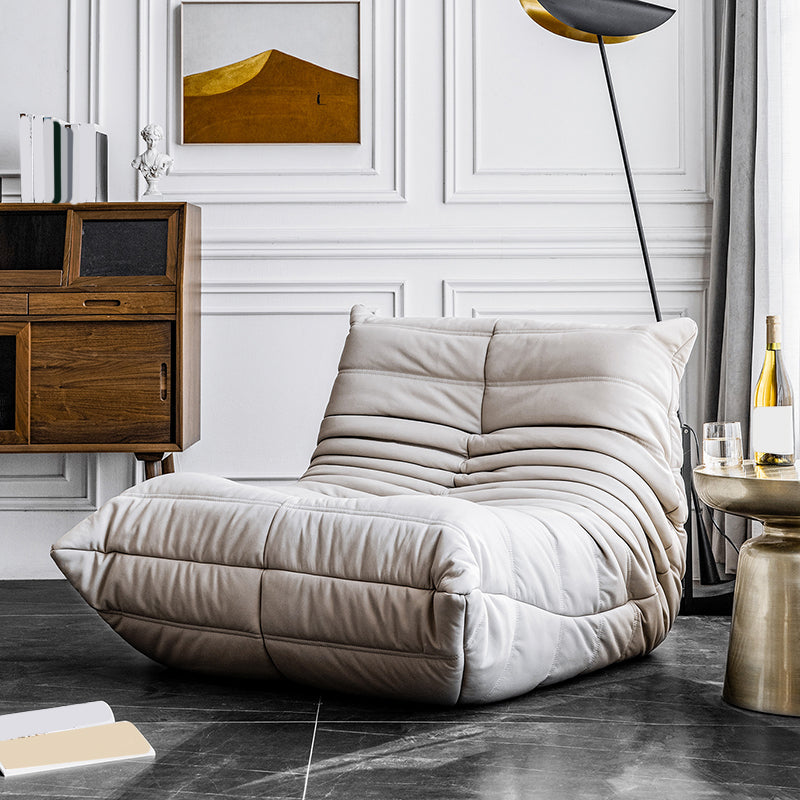 Modern Parsons Chair, Solid Color Accent Chair with Biscuit Back