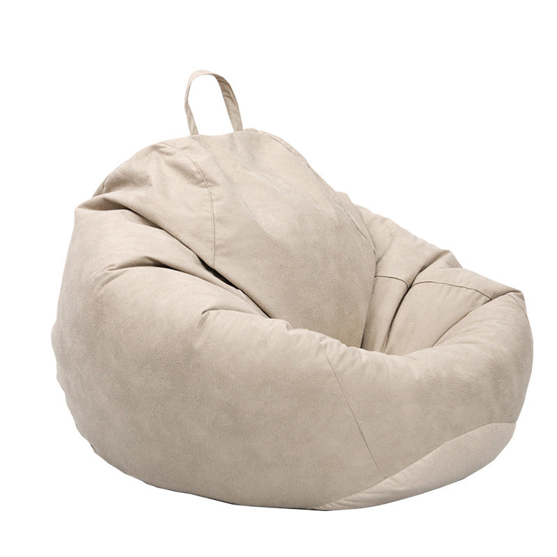 Casual Accent Chair Faux Leather Waterproof Lounge Sofa Chair in Beige/ Brwon/ Gray/ Red