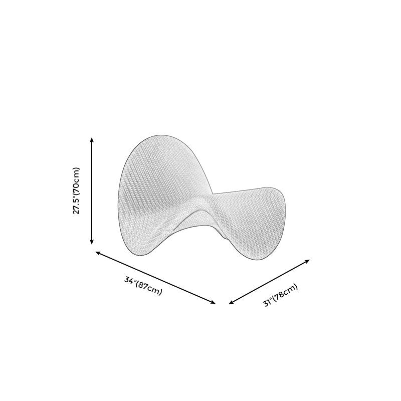 Designer Leisure Single Sofa Net Living Room Art Single Chair Nordic Lazy Modeling Chair