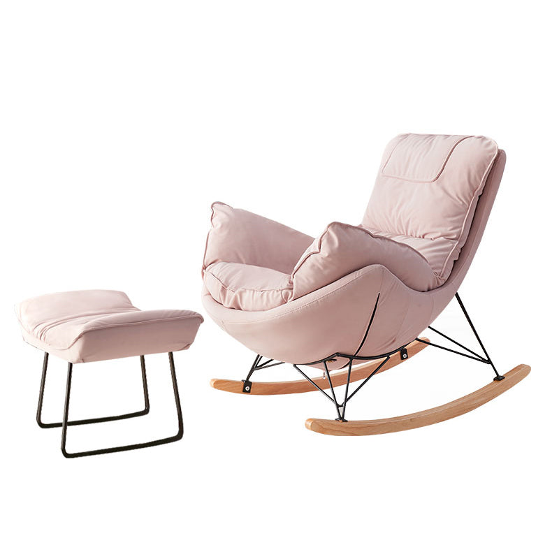 Casual Rocking Accent Chair, Leisure Sofa for Balcony and Living Room