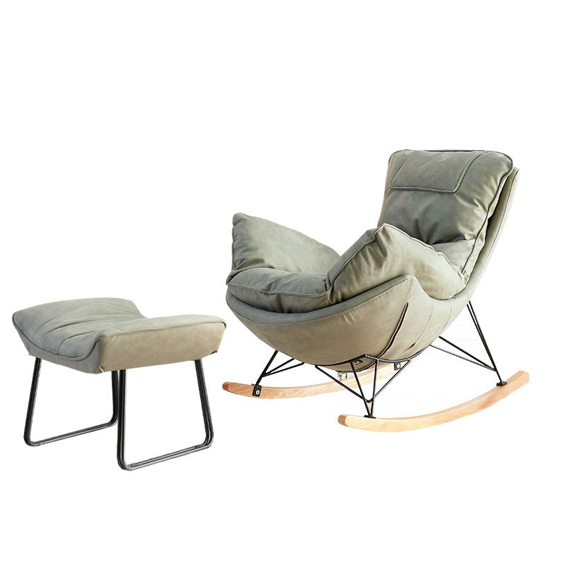 Casual Rocking Accent Chair, Leisure Sofa for Balcony and Living Room