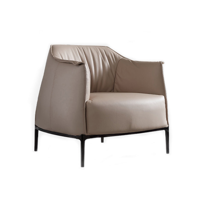 Barrel Chair 31.49" L x 33.46" W x 31.49" H Arms Included Barrel Accent Chair