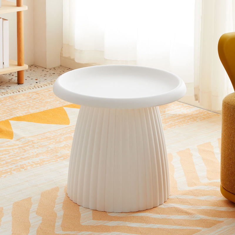Modern Style Cocktail Table Acrylic Material Multi-color Selection Round Coffee Table
