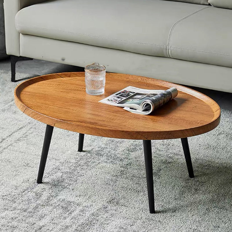 Abstract Shape Base Design Wood-based Panel Table Iron Art Table Foot Coffee Table