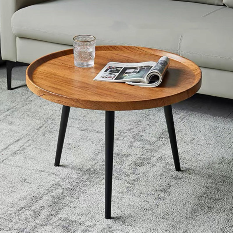 Abstract Shape Base Design Wood-based Panel Table Iron Art Table Foot Coffee Table