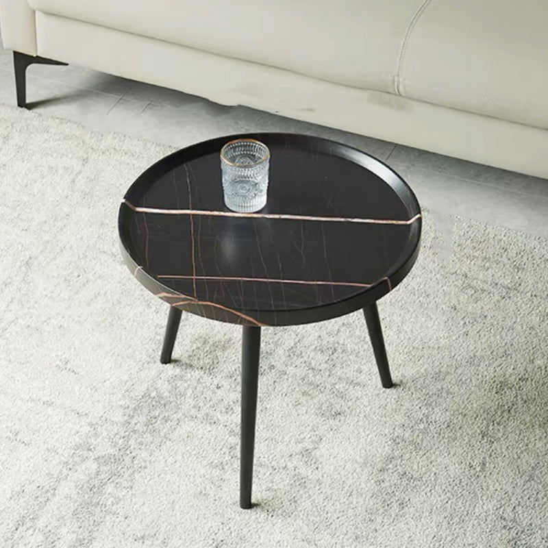 Abstract Shape Base Design Wood-based Panel Table Iron Art Table Foot Coffee Table